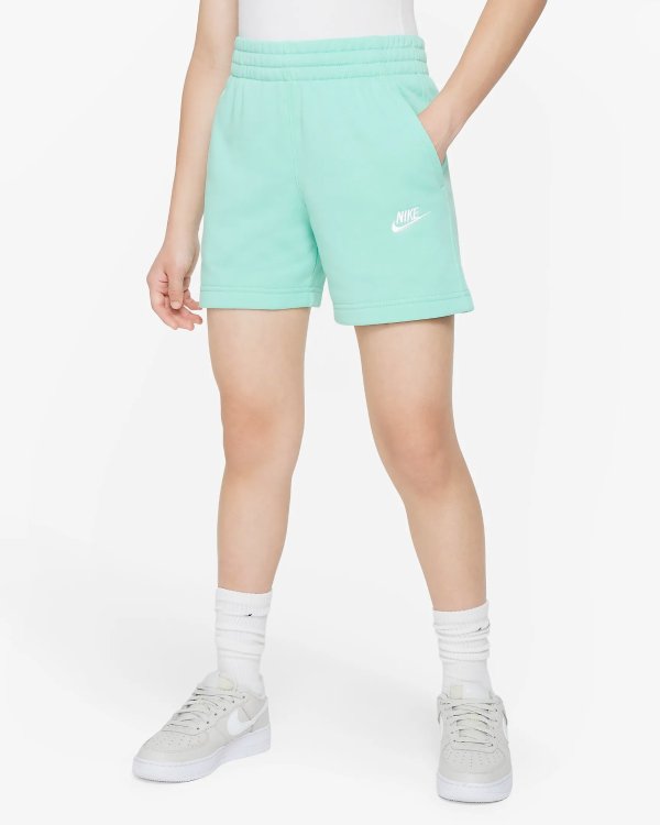 Sportswear Club Fleece Big Kids' (Girls') 5" French Terry Shorts..com