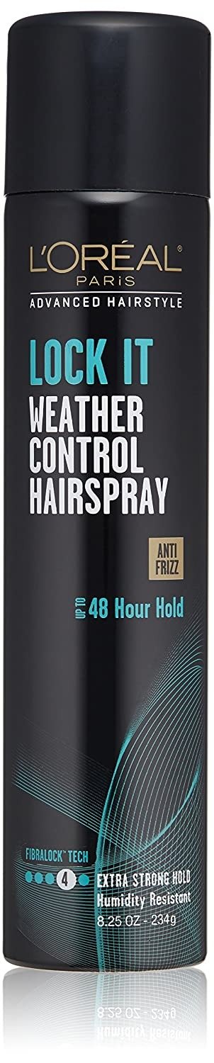 L'Oreal Paris Advanced Hairstyle LOCK IT Weather Control Hairspray, 8.25 oz. (Packaging May Vary)