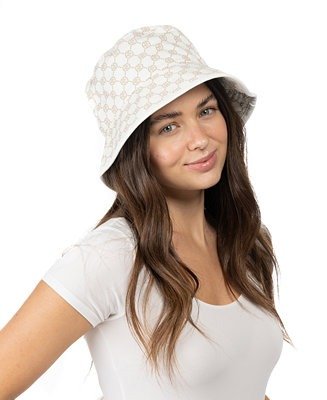 Women's Cotton Logo-Print Bucket Hat