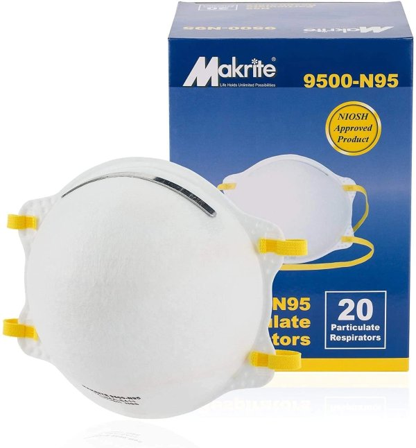 CDC NIOSH Certified N95 Cone Particulate Respirator Mask