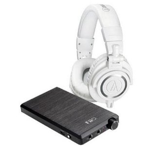 Audio-Technica M50x Headphones + FiiO E12