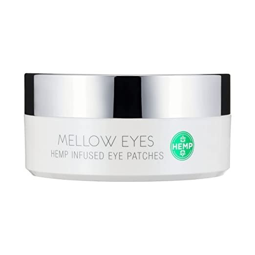 PUR Mellow Eyes Hemp-Infused Eye Patches, Reduce Puffiness & Brightens Undereye Area, Hemp Seed Oil, Green Tea Extract, Kiwi Fruit Extract, Cruelty & Gluten Free, 3.17 Oz (Pack of 1)