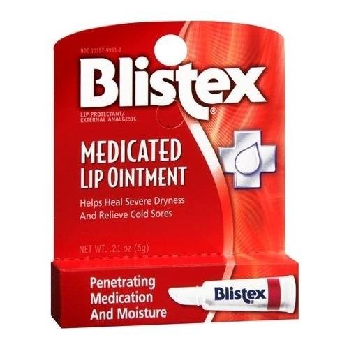 Blistex Medicated Lip Ointment 0.21 oz (Pack of 3)