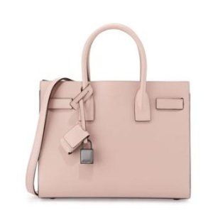 Saint Laurent Sac de Jour Baby Satchel Bag, Pale Pink @ Neiman Marcus
