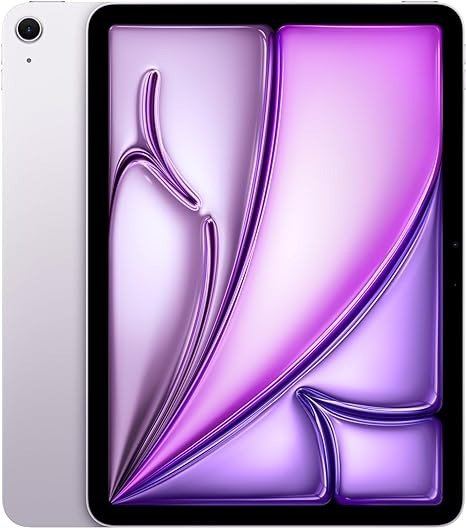 iPad Air 11-inch (M2): Liquid Retina Display, 256GB, Landscape 12MP Front Camera/12MP Back Camera, Wi-Fi 6E, Touch ID, All-Day Battery Life — Purple