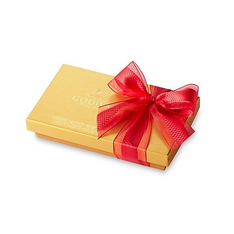 Valentine's Day Assorted Chocolate Gold Gift Box, 19 pc. | GODIVA