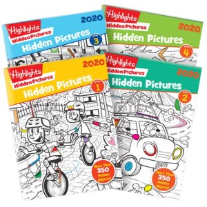 独家：Hidden Pictures 2020 眼力比拼丛书4册，两个年龄段可选