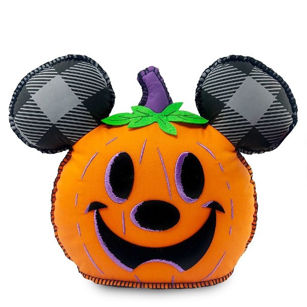 Mickey Mouse Jack-o'-Lantern Halloween Pillow | shopDisney