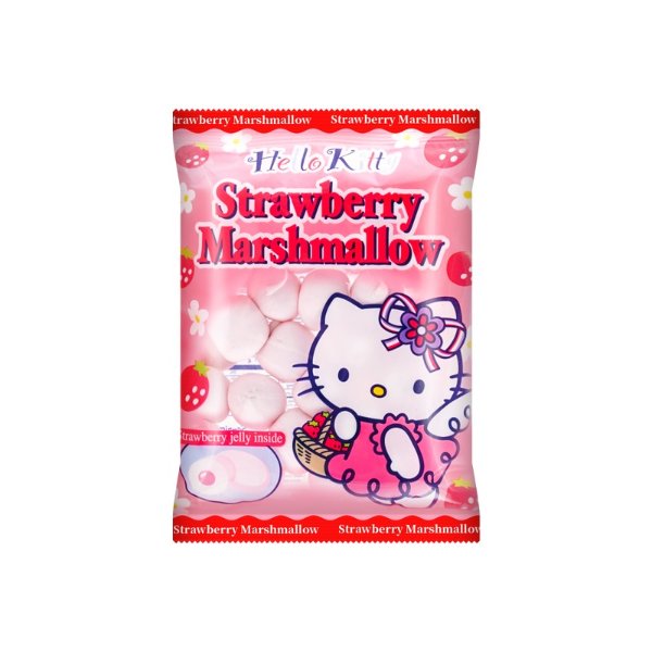 EIWA HELLO KITTY草莓口味棉花糖 90g