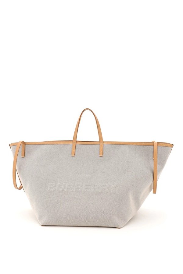 Embossed Logo Extra Large Beach Tote Bag