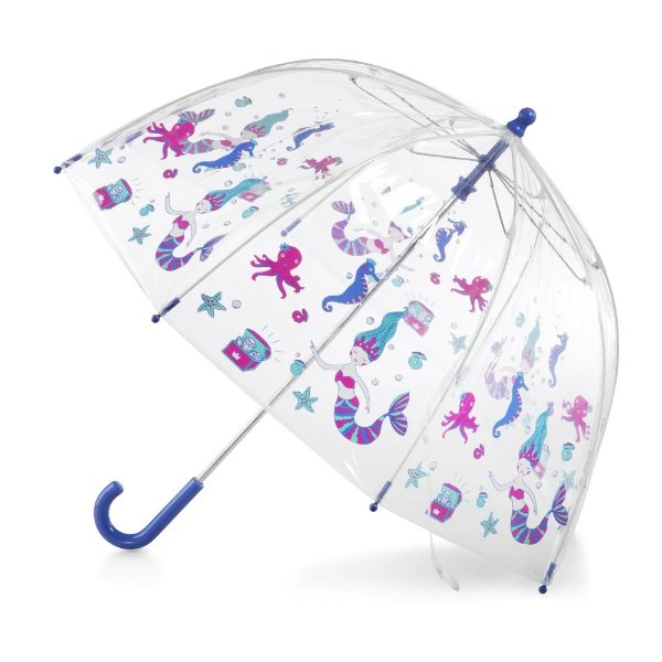 儿童透明海洋动物雨伞