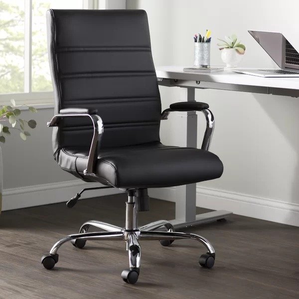High Back Swivel with Wheels Ergonomic Executive ChairHigh Back Swivel with Wheels Ergonomic Executive ChairRatings & ReviewsCustomer PhotosMore to Explore