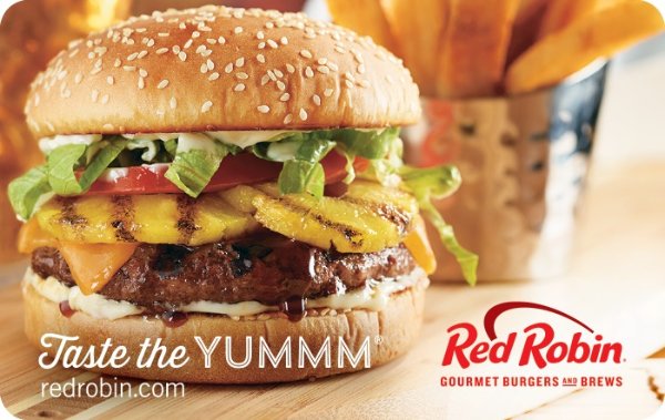 $50 Red Robin Burger 电子礼卡
