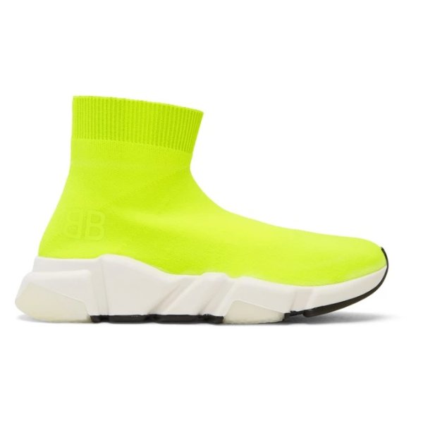 Yellow BB Speed High-Top Sneakers