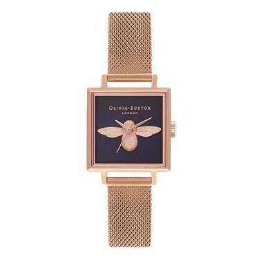 方型小蜜蜂复古手表