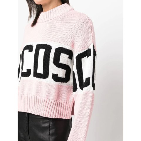 intarsia-knit wool-blend jumper