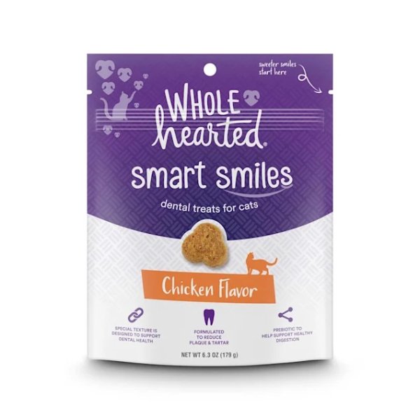 Smart Smiles Chicken Flavor Cat Dental Treats, 6.3 oz. | Petco
