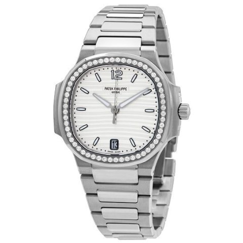 Patek PhilippeNautilus Automatic Diamond Silver Dial Unisex Watch 7118-1200A-010