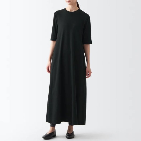 Women's Interlock Half Sleeve DressBlack / M