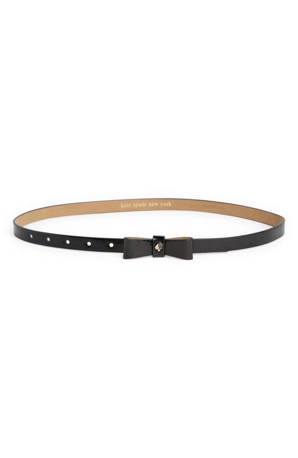16mm spade & bow leather belt