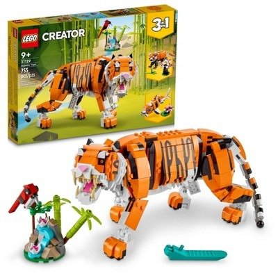 Creator 3 in 1 Majestic Tiger Animal Building Toy 31129