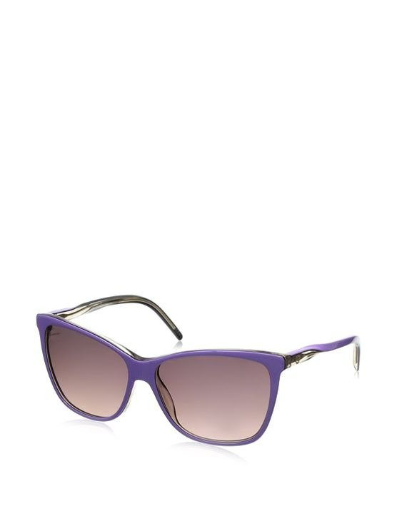 Women's Lilac Plastic Square Sunglasses with Interlocking G GG 3640/S 0WX3X 343656