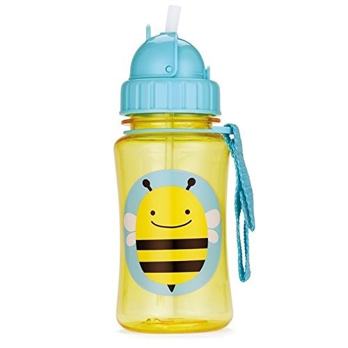 Skip Hop Straw Cup, Toddler Transition Sippy Cup, Bee