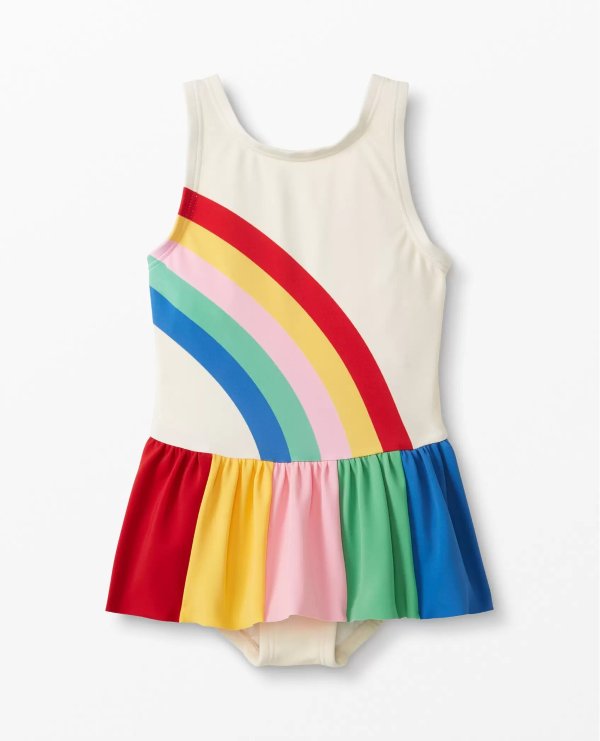 Rainbow Skirt One Piece Suit