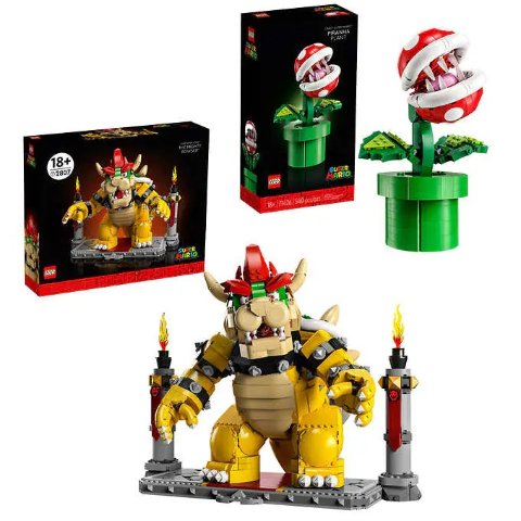 LEGO The Mighty Bowser and Piranha Plant Bundle