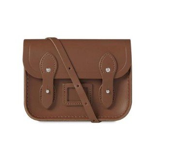 Tiny Satchel in Leather - Red