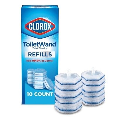 ToiletWand Disinfecting Refills Disposable Wand Heads - 10ct