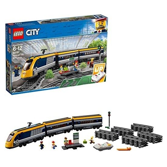 City Passenger Train 60197 Building Kit (677 Pieces), Overbox