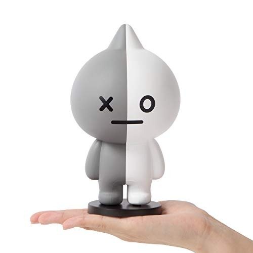 Official Merchandise by Line Friends - Van Character Action Figure Toy Collectible Doll 7" Inch, Grey