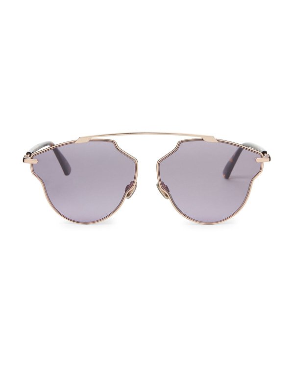 006J/U1 Gold-Tone & Purple DiorSoRealPop Sunglasses