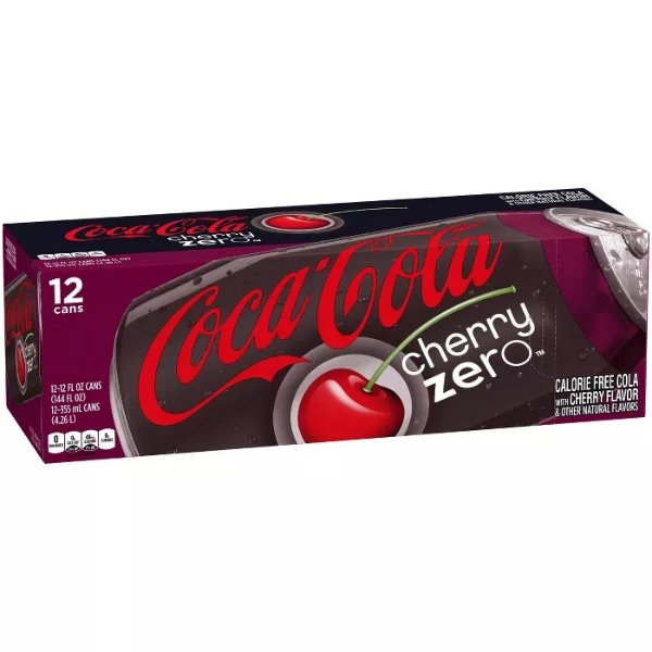 Coca-Cola Cherry Zero - 12pk/12 fl oz Cans