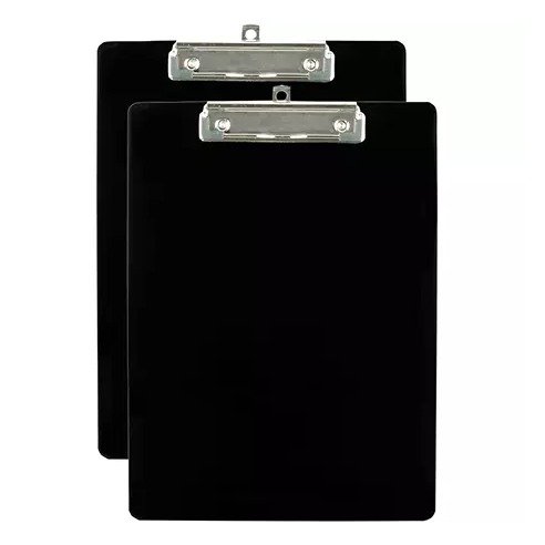 Brand Plastic Clipboards, 8 1/2in x 11in, Black, Pack Of 2 | Lenovo US