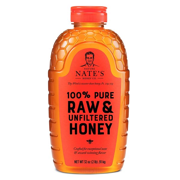 Nature Nate’s 100% Pure, Raw & Unfiltered Honey 32oz