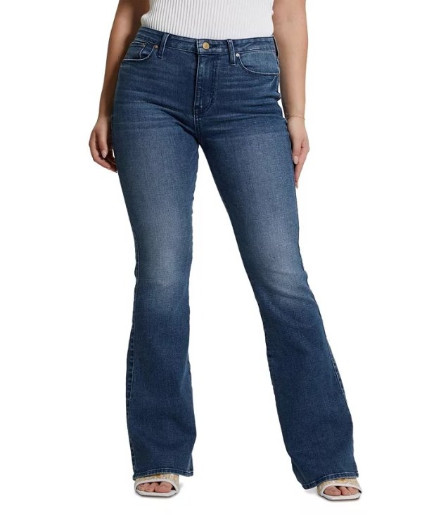 Women's Sexy High-Rise Flared-Leg Jeans