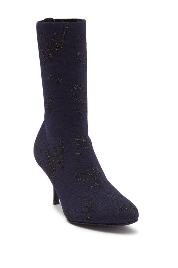 Violetta Patterned Sock Boot