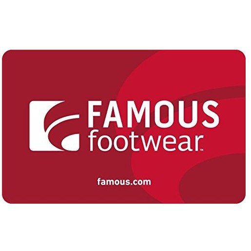 $50 Famous Footwear 礼卡