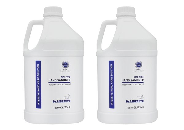 Premium Hand Sanitizer 2 Packs Gel type Refill, 1 Gallon (3,785ml) 70% Medical Grade Alcohol