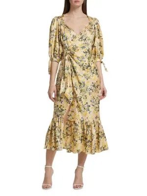 Kerstin Floral Print Midi Dress