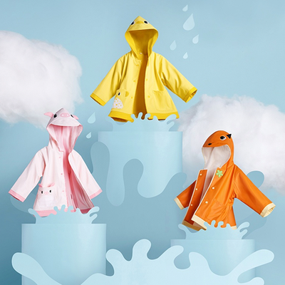 Children's cartoon raincoat 2-7 years old