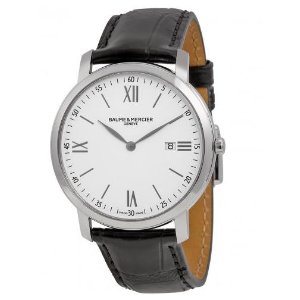 Baume & Mercier Classima Executives White Dial Stainless Steel Men's Watch @ JomaShop.com
