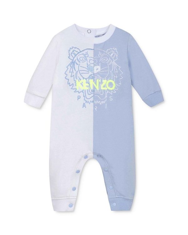 Boys' Cotton Embroidered Coveralls - Baby