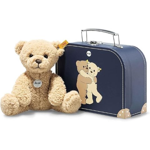 泰迪熊宝宝+行李箱