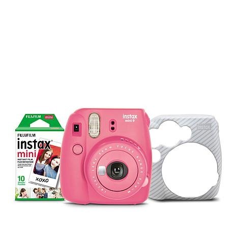 Fuji Instax Mini 9 Instant Film Camera with Film and Sleeve - 9216829 | HSN