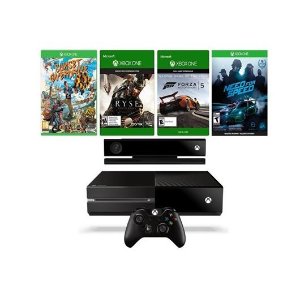 Microsoft Xbox One 500GB 开箱版 + Forza 5, Ryse: Son of Rome, Sunset Overdrive, Need for Speed