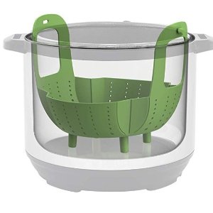 补货：Instant Pot 配套硅胶蒸笼篮 6/8夸脱均可使用