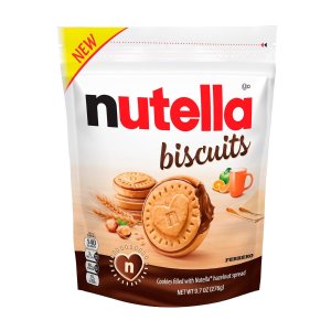 Nutella Biscuits, Hazelnut Spread with Cocoa, Sandwich Cookies, 20-Count Bag